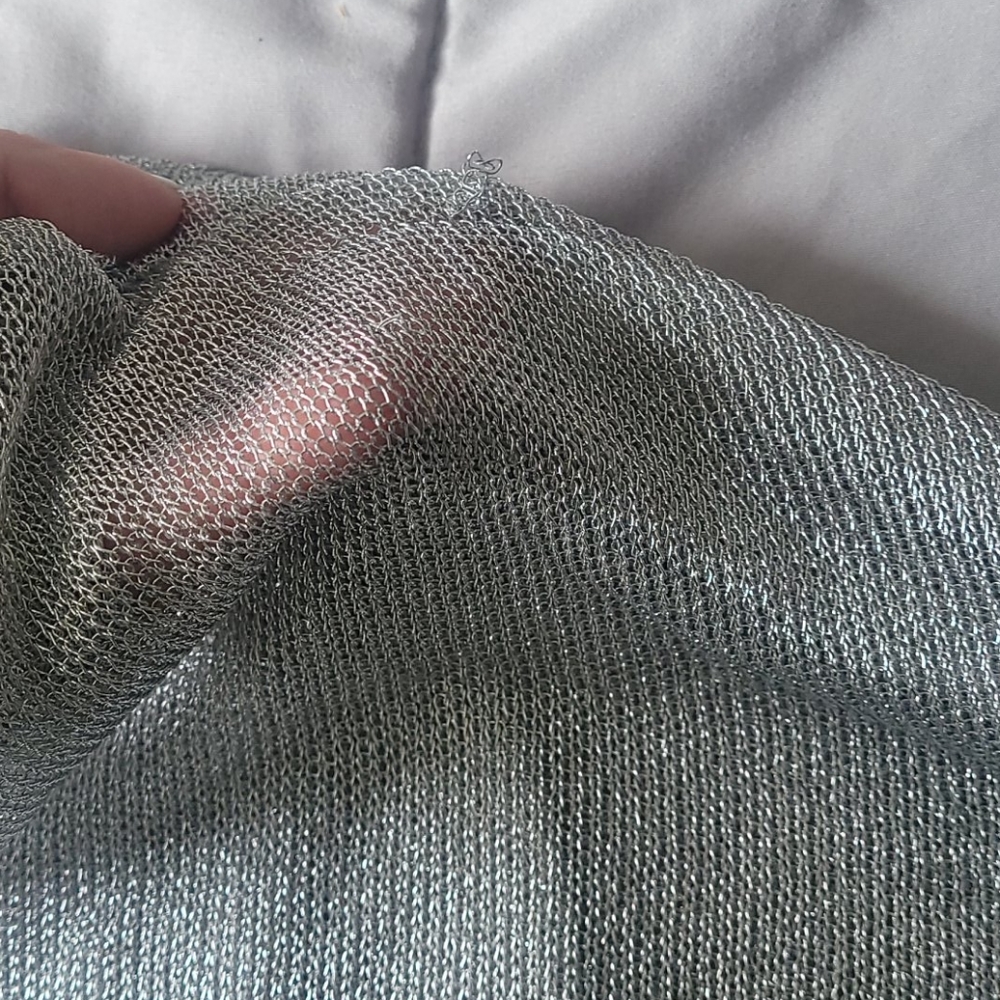 Silver Mesh Top - Picture 3 of 4